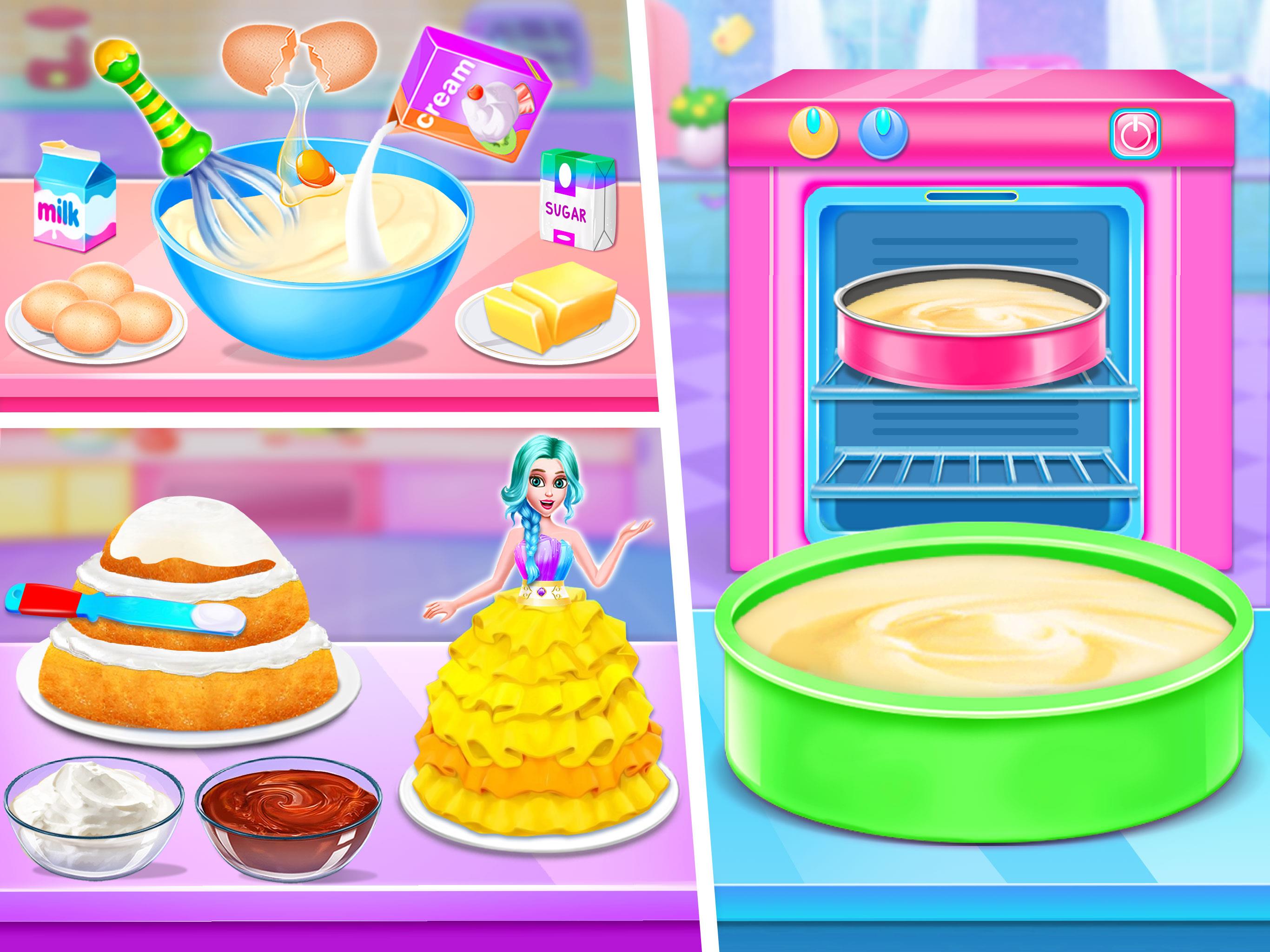 Doll House Cake Maker Game স্ক্রিনশট 2