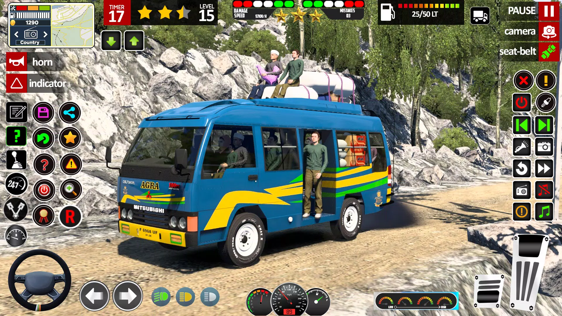 Real Mini Coach: Bus Game 3D 스크린샷 3