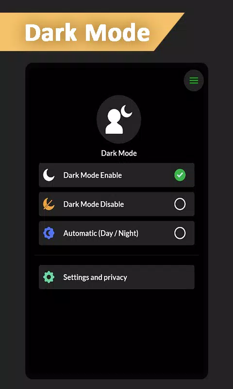 Dark Mode Screenshot 3