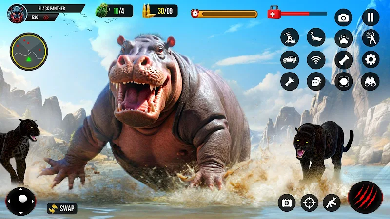 Black Panther Simulator Games Schermafbeelding 1