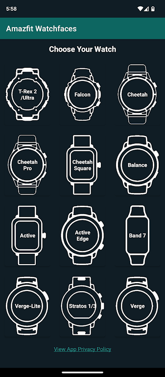 Watchfaces for Amazfit Watches ဖန်သားပြင်ဓာတ်ပုံ 1