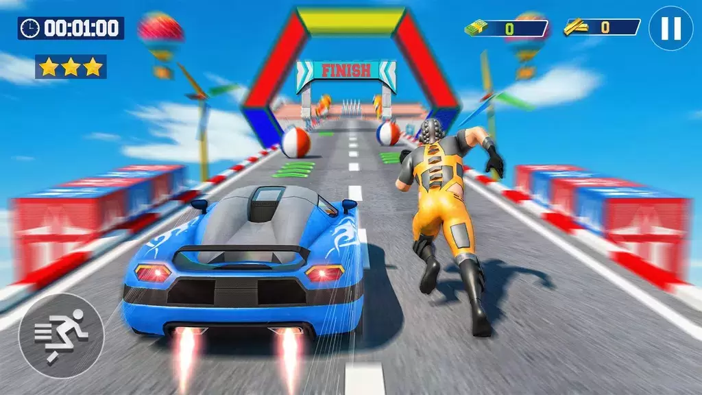 Light Speed Police Robot Rope Hero:Grand Gangster Schermafbeelding 4