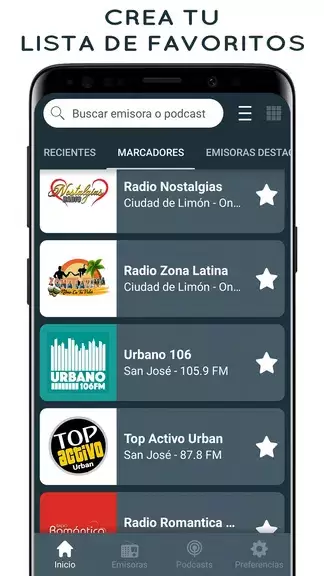 Radios de Costa Rica Online ဖန်သားပြင်ဓာတ်ပုံ 3