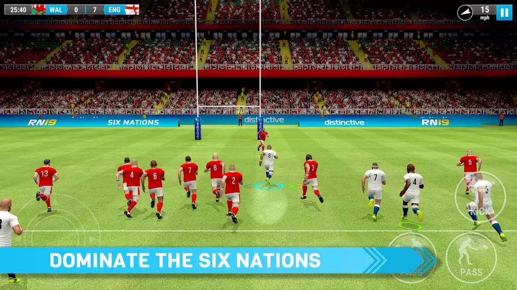 Rugby Nations 19 Ekran Görüntüsü 1