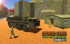 Offroad US Army Truck Driving スクリーンショット 3