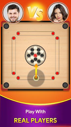 Carrom board game - Carrom Pro Tangkapan skrin 1