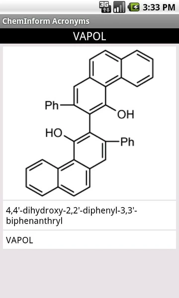 ChemInform Acronyms应用截图第1张