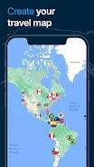 Pin Traveler: Trip, Travel Map Скриншот 1