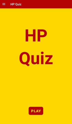 HP Quiz Ảnh chụp màn hình 1