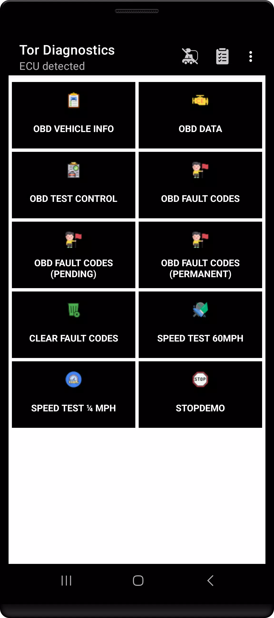 Tor OBD2 Diagnostics 스크린샷 2