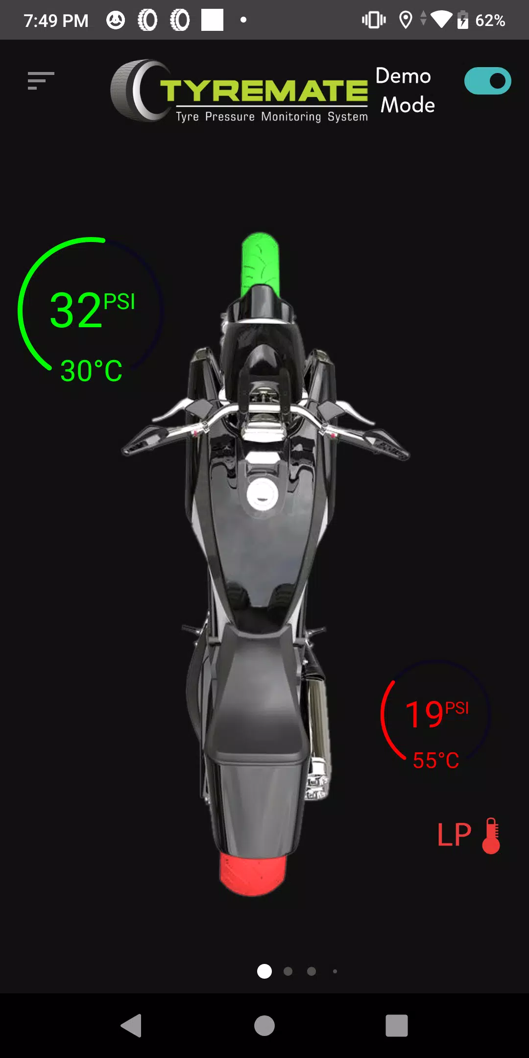 Tyremate TPMS for 2 wheelers Ekran Görüntüsü 2