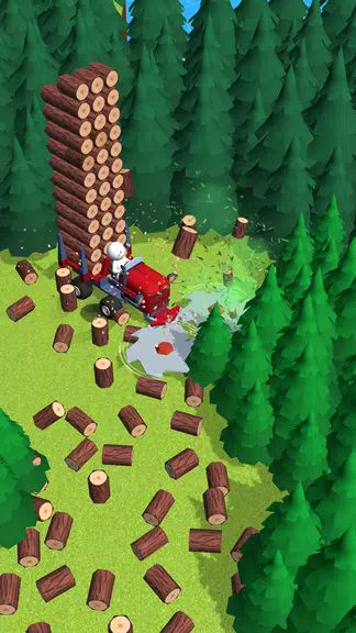 Lumber Harvest: Tree Cutting Captura de tela 1