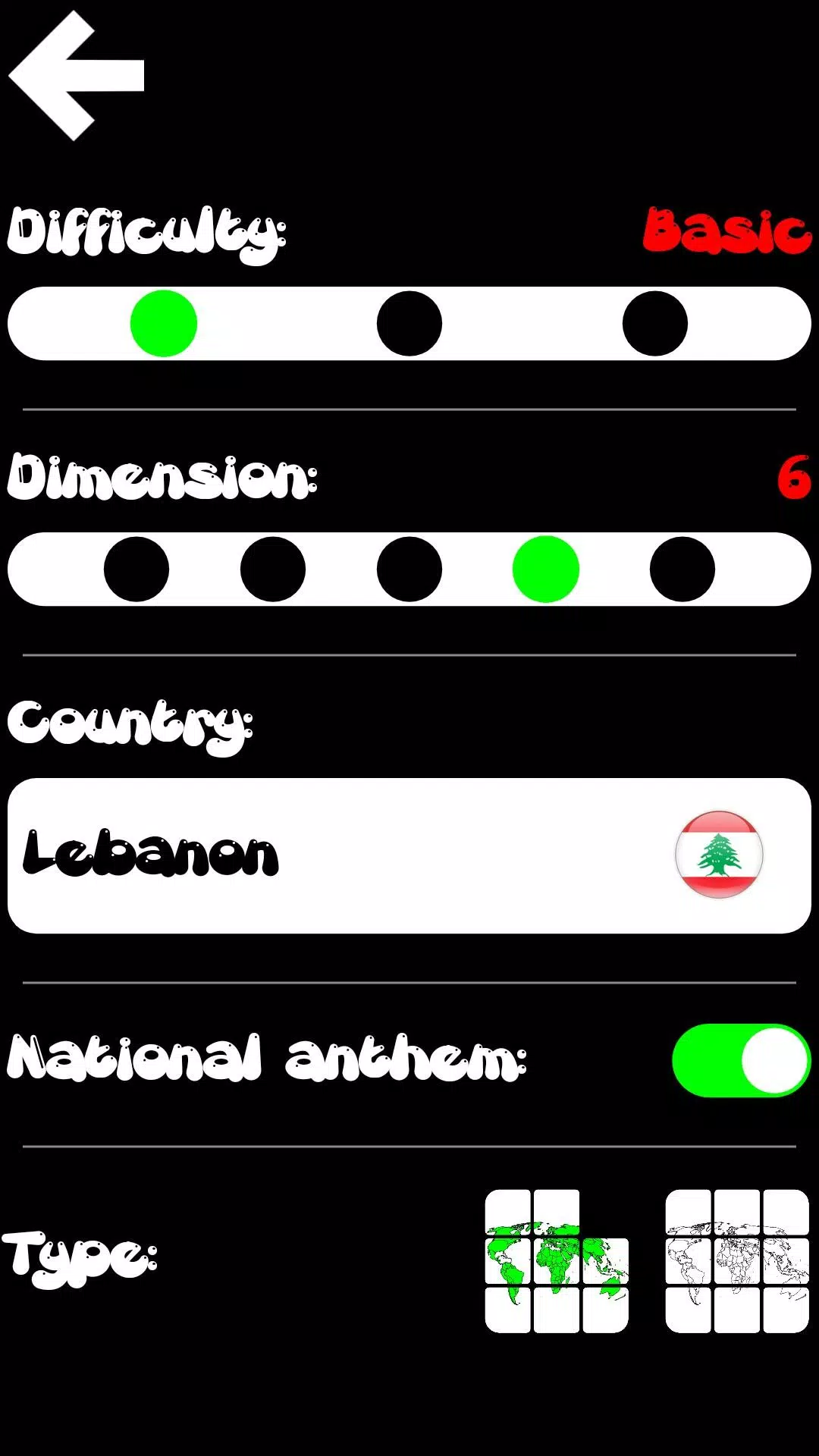 Sliding geographic puzzle Capture d'écran 3