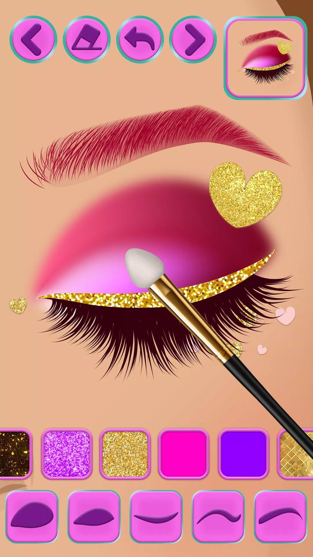 Eye makeup for girls应用截图第3张