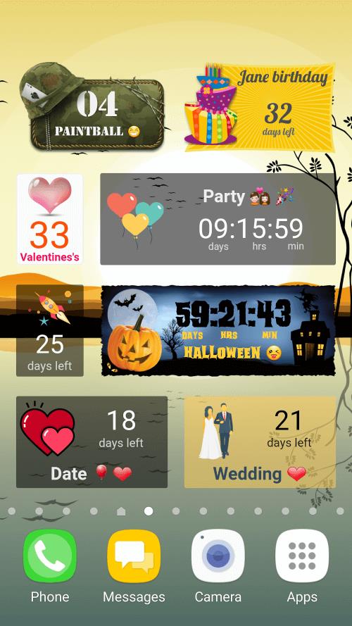 Countdown Days App & Widget Ekran Görüntüsü 2