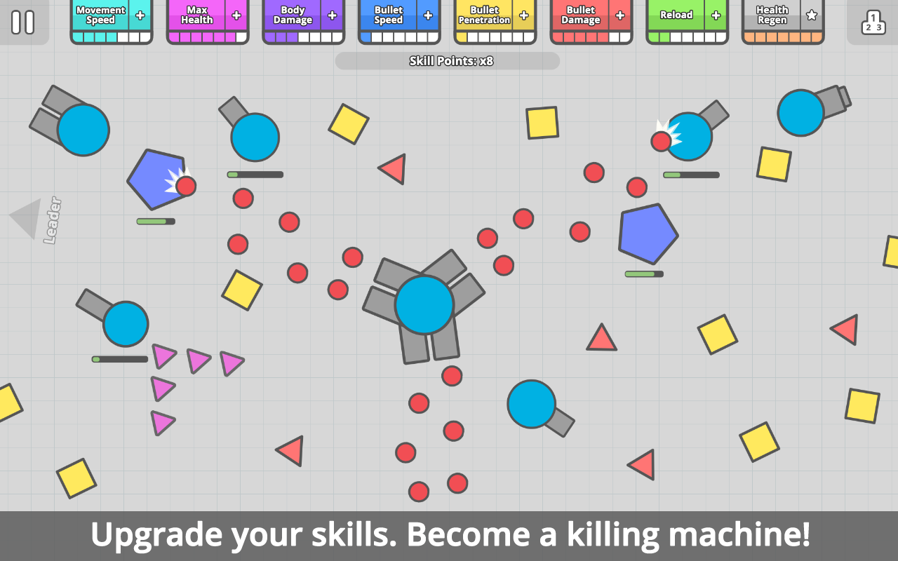 diep.io スクリーンショット 3