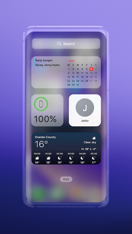 Widgets: ios 17 theme Скриншот 3