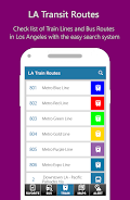 LA Metro Transit Tracker Captura de tela 1