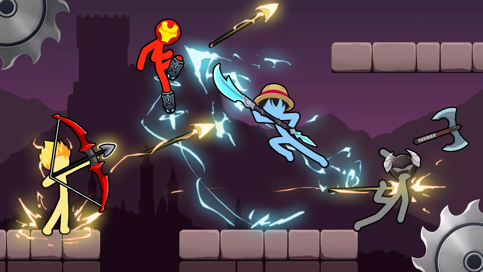 Stickman.IO: Weapon Master Tangkapan skrin 3