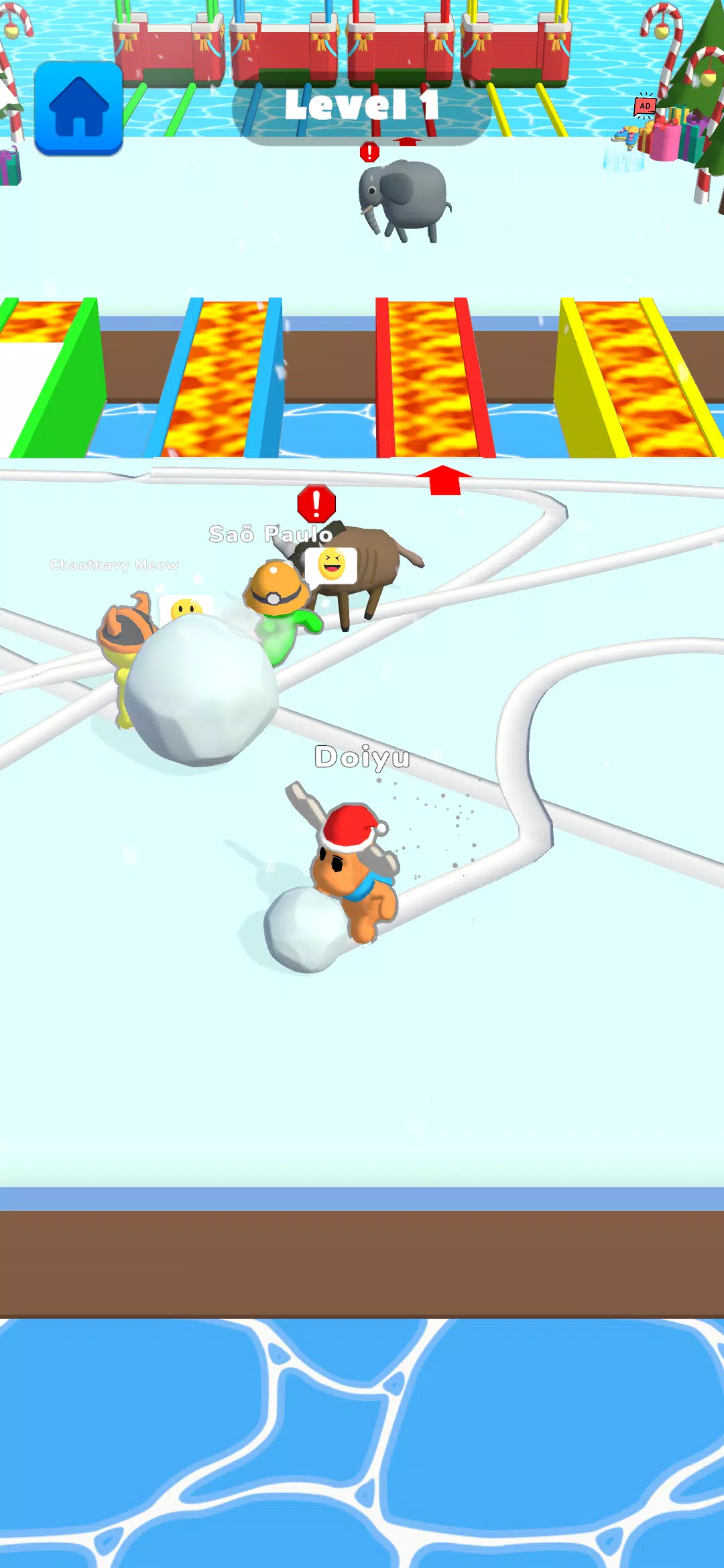 Ice Runner Battle: Snow Race ภาพหน้าจอ 4