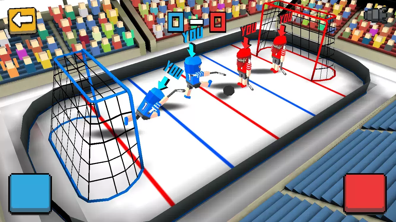 Cubic Hockey 3D Captura de pantalla 3