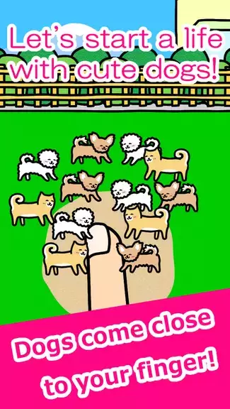 Play with Dogs - relaxing game Capture d'écran 1