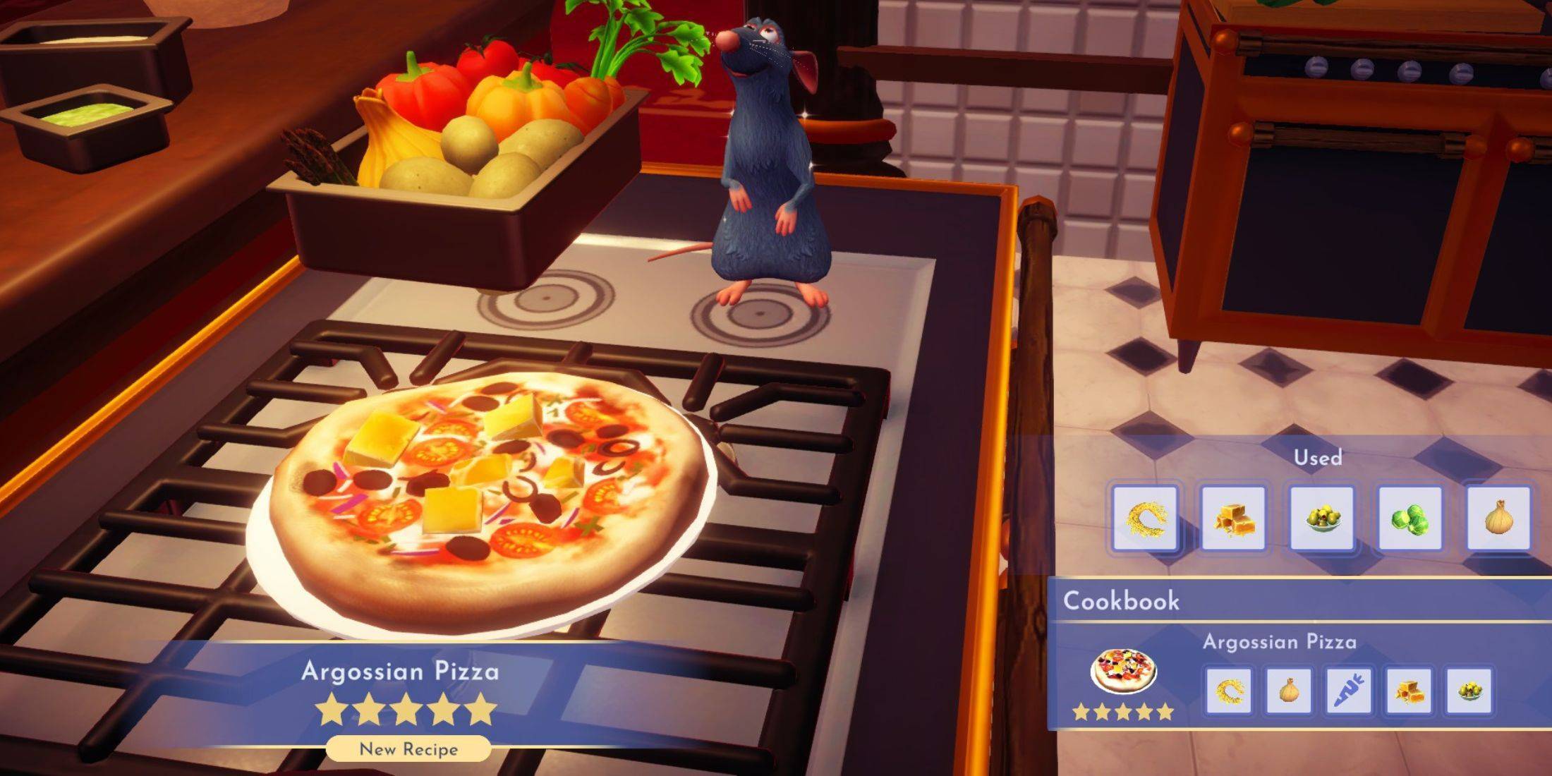 Disney Dreamlight Valley: Craft the Arcane Argossian Pizza