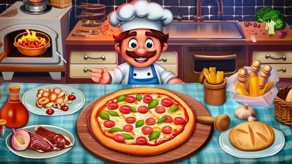 Pizza Maker Cooking Girls Game 스크린샷 3