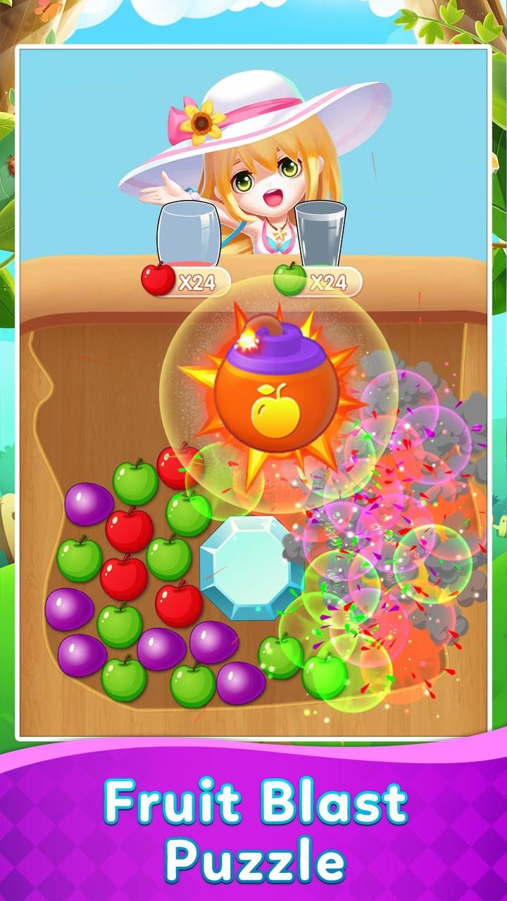 Fruit Blast Puzzle Tangkapan skrin 1