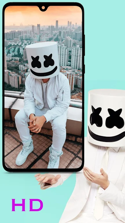 Marshmello Wallpaper 스크린샷 3