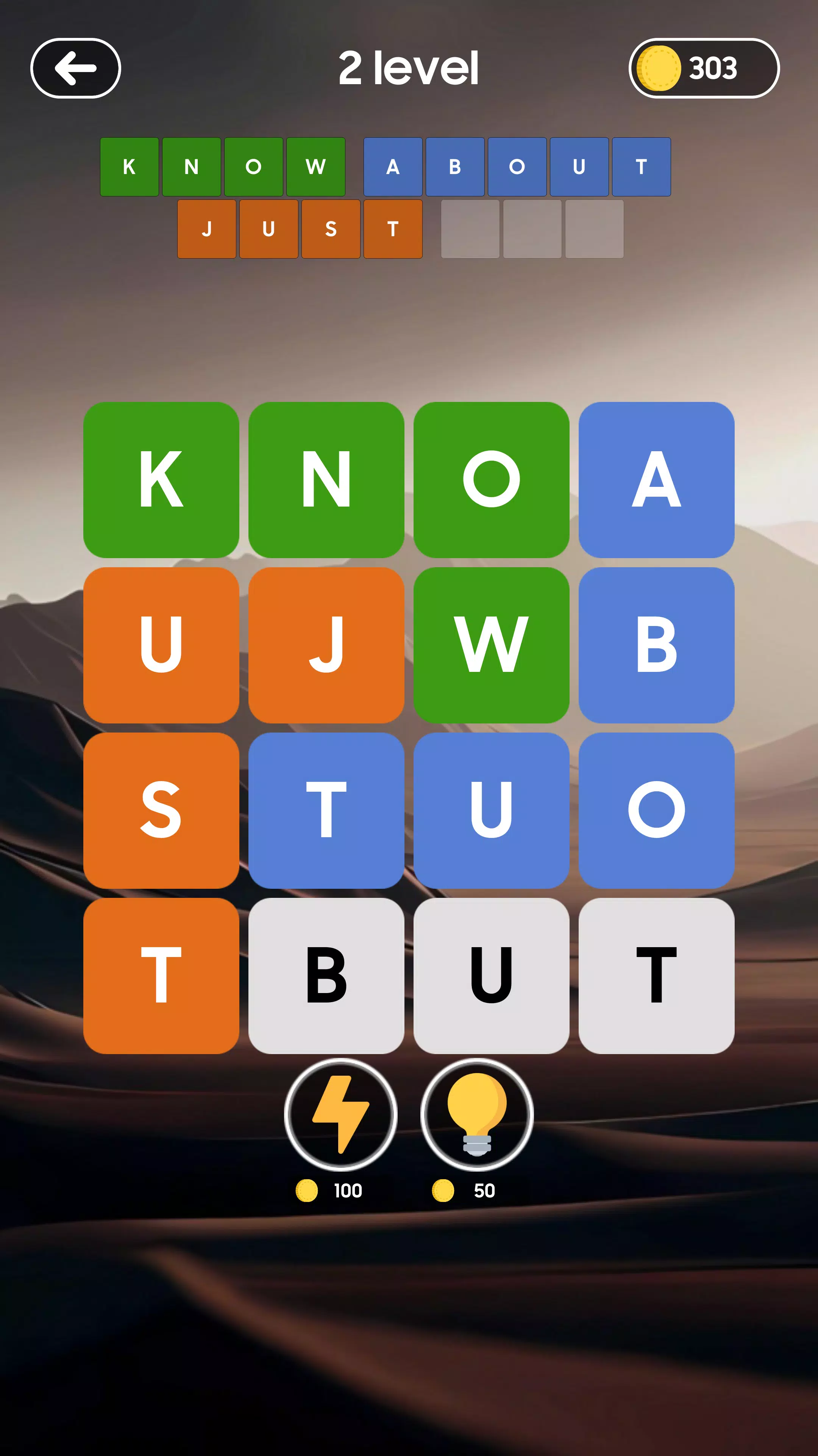 Fillwords - Crossword game應用截圖第3張