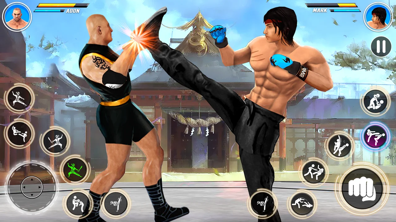 Schermata Kung Fu Games - Fighting Games 2