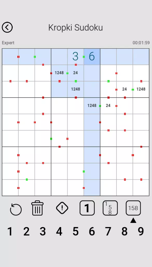 Dot Sudoku Ekran Görüntüsü 2