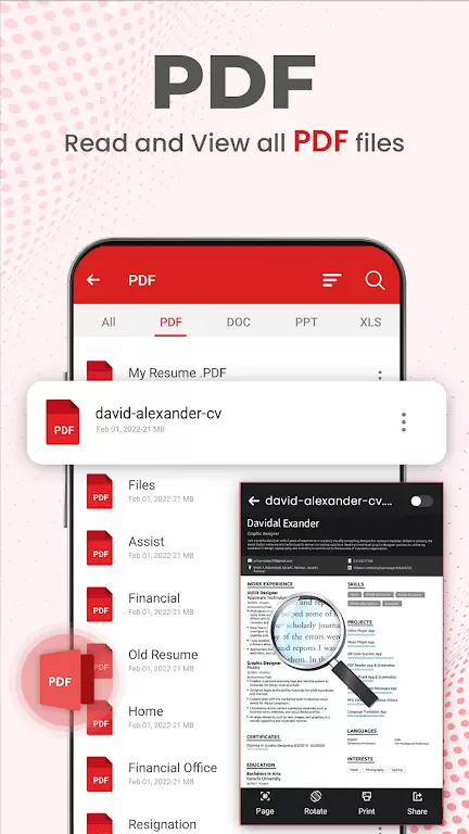 Schermata Document Reader PDF Reader 2