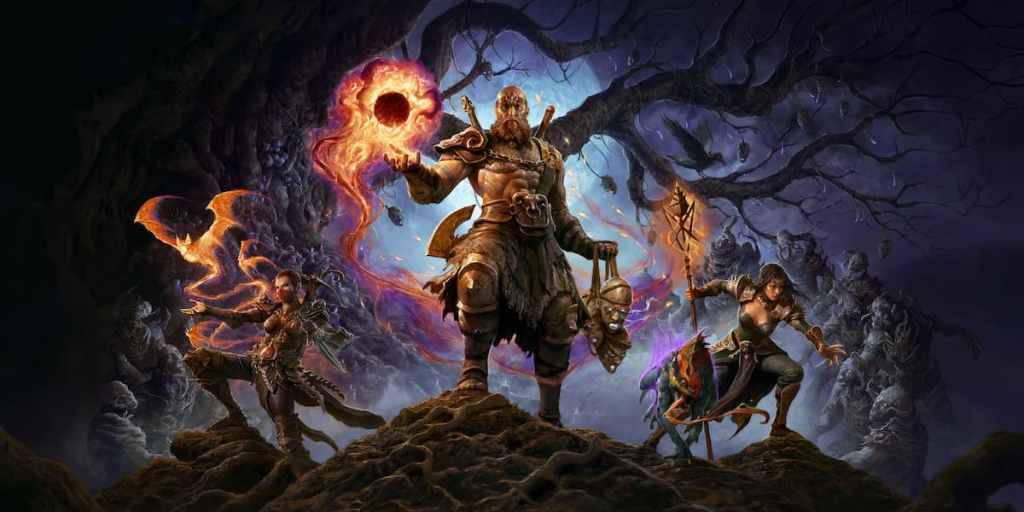 Diablo 4 Promo Art come parte di un articolo sulla migliore lista di livello di classe per la stagione 7.