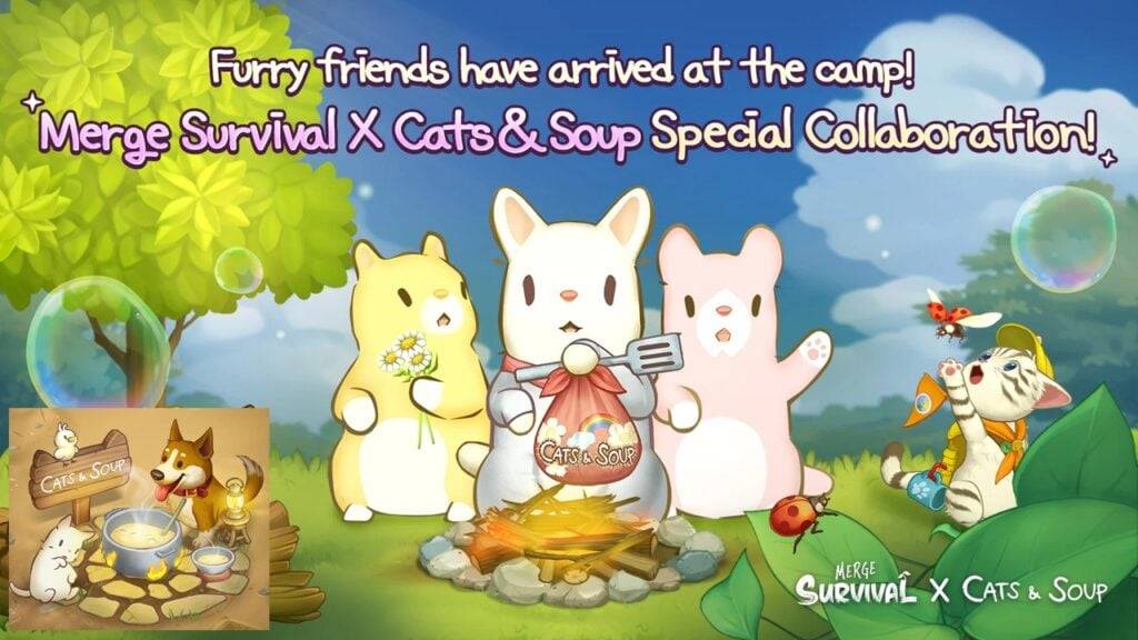 Cuộc sống hàng ngày của những con mèo đáng yêu trong Surge Survival X Cats & Soup collab!