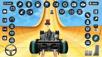 Formula Car Stunt - Car Games Captura de tela 2