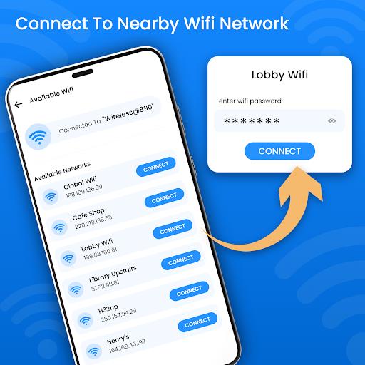 Wifi Password Master Key Show ဖန်သားပြင်ဓာတ်ပုံ 2