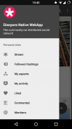 Diaspora Native WebApp Screenshot 3
