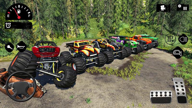 Hillock Monster Truck Driving Schermafbeelding 4