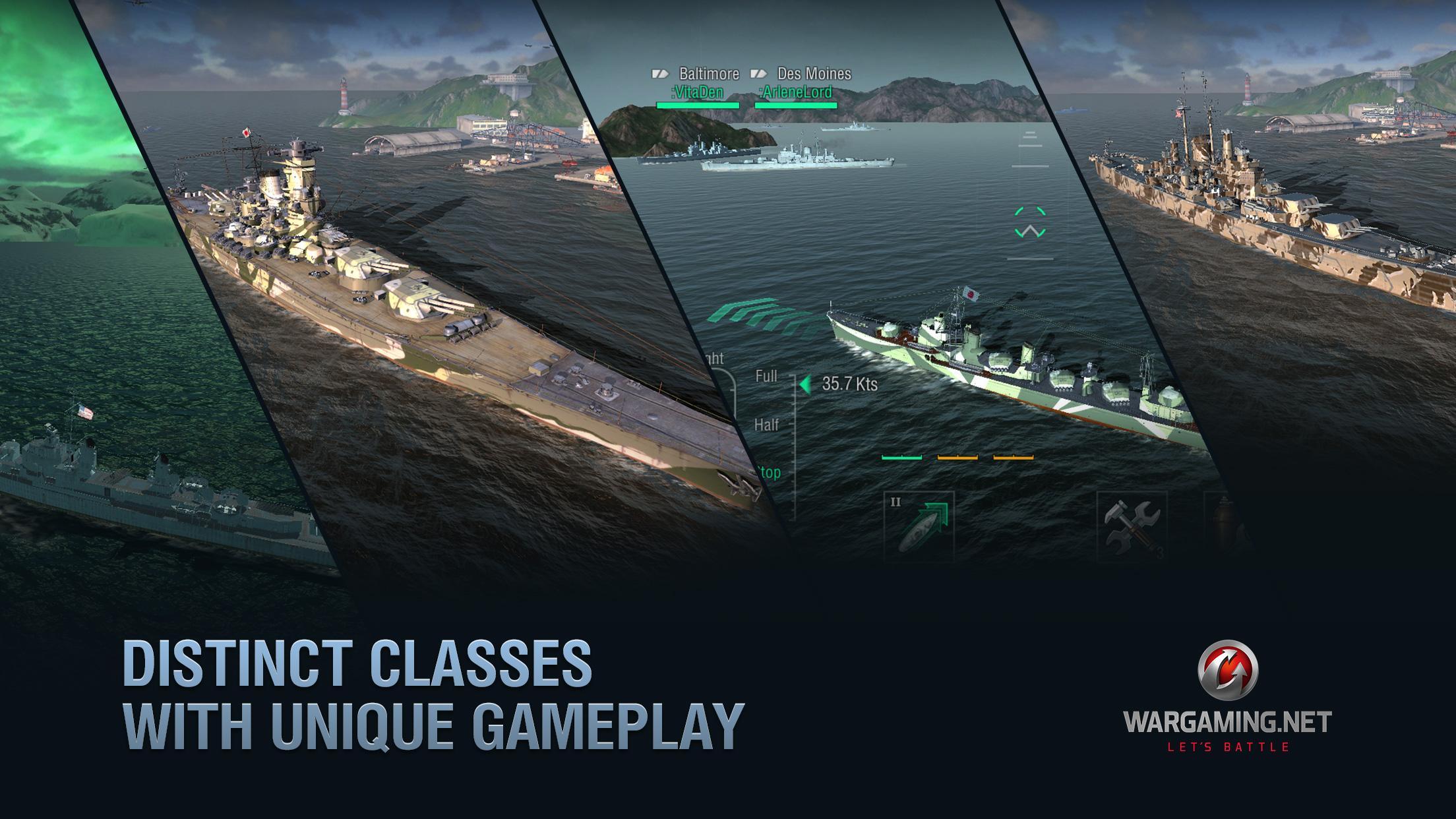 World of Warships Blitz War ဖန်သားပြင်ဓာတ်ပုံ 3