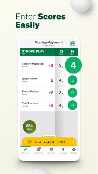 Golf GameBook Scorecard & GPS ဖန်သားပြင်ဓာတ်ပုံ 3