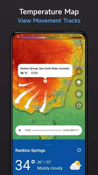 Live Weather & Radar Map Captura de pantalla 3