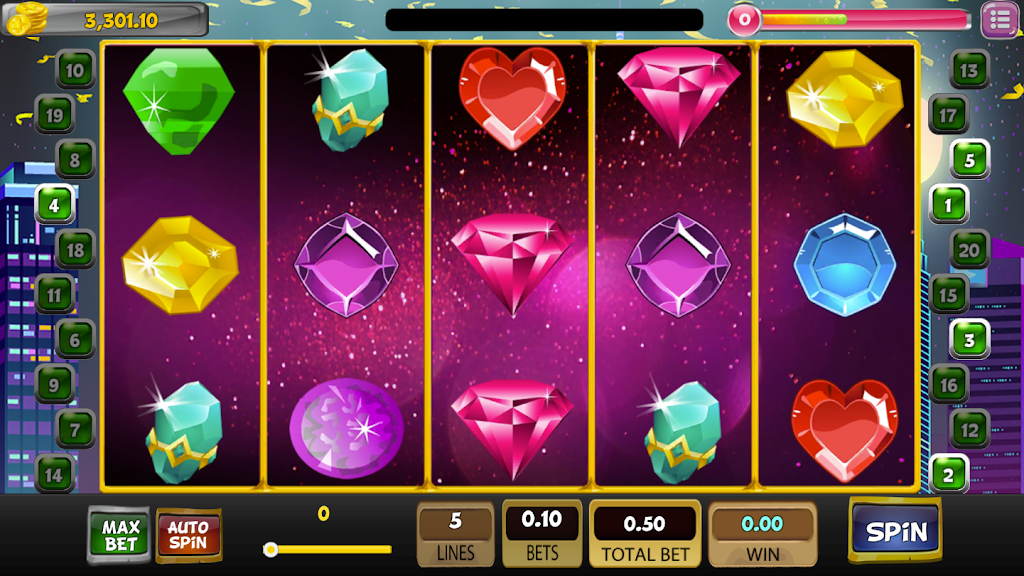 Classic Jewels Master Slot Machine Tangkapan skrin 1