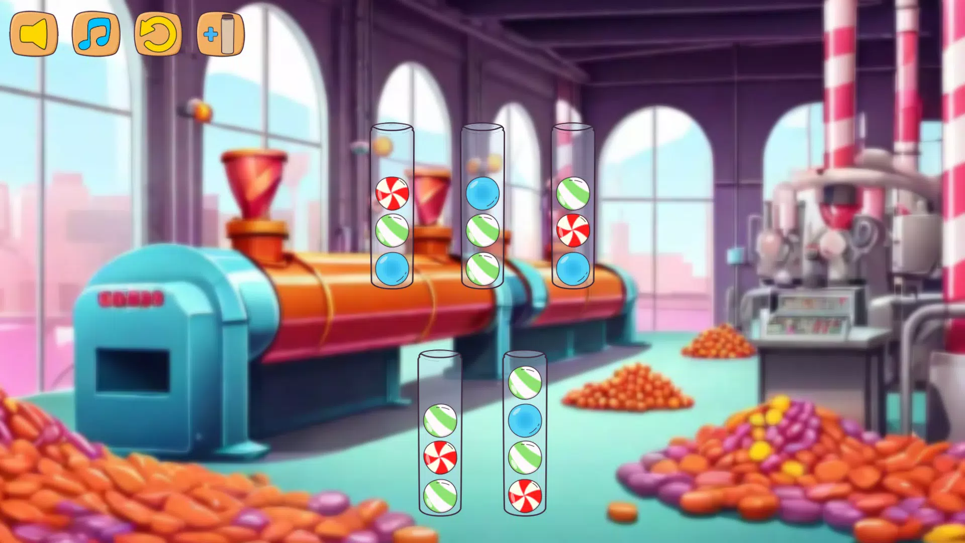 Schermata Sorting: Candy Factory 4