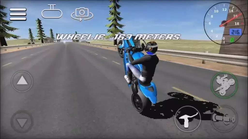 Wheelie Bike 3D game ภาพหน้าจอ 1