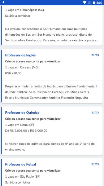 Vagas de Emprego: Catho Screenshot 4