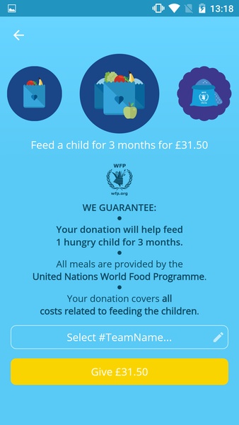 ShareTheMeal Captura de tela 3