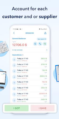 Schermata Konnash :  Bookkeeping App 2