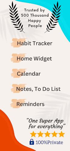 Schermata Habit Tracker Planner HabitYou 1